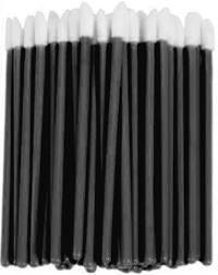 

Макробраши одноразовые, кисточки для макияжа, аппликаторы для помады (50 шт/уп) черный