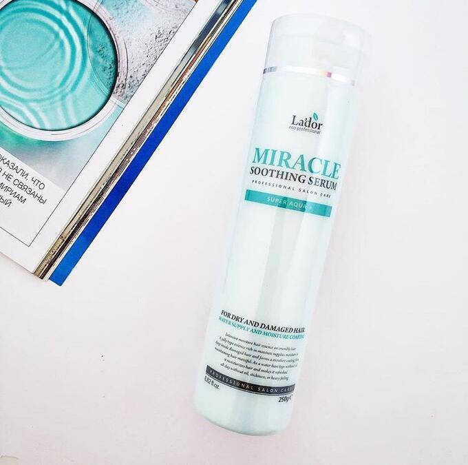 

Увлажняющая сыворотка для волос с термозащитой La'dor Miracle Soothing Serum, 250 мл