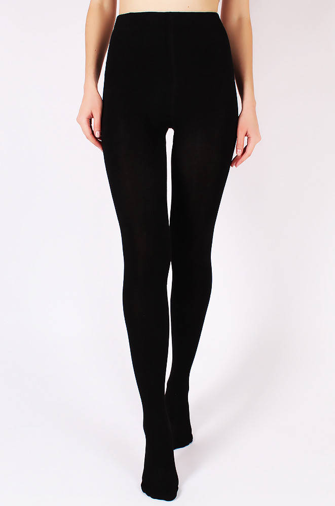 

Колготы женские на флисе черные размер 52-54 Уют 124747M, Черный