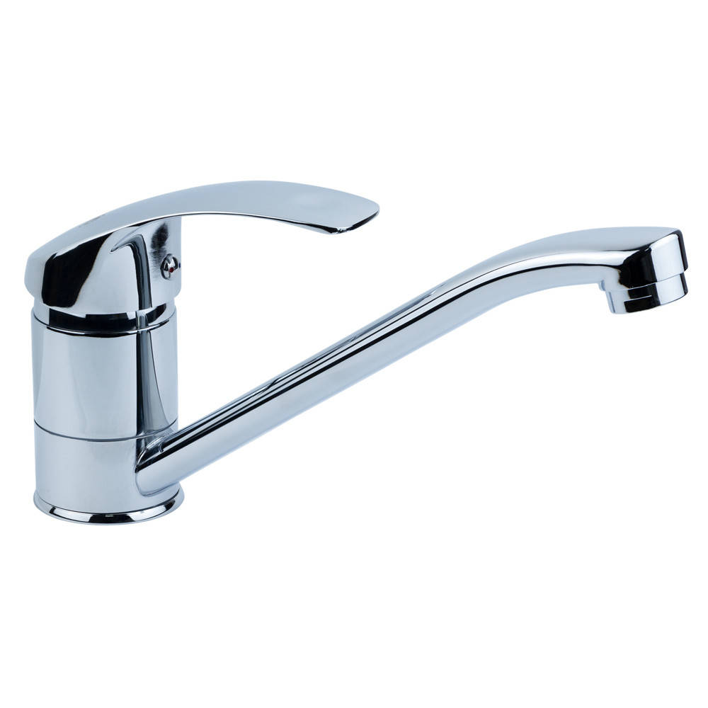 

Смеситель SL Ø40 для кухни гусак прямой 250мм на шпильке (пр-во TAU) (SL-2B243C)