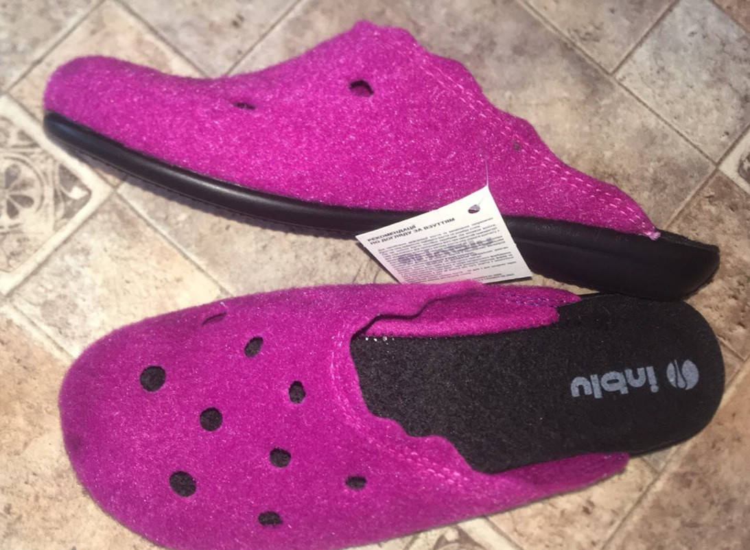 

Тапочки женские комнатные , цвет фуксия, Inblu (инблу), 36 - 41 размер. 39, Фиолетовый
