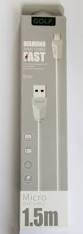 

Кабель USB GOLF GC-27 Micro 1.5м