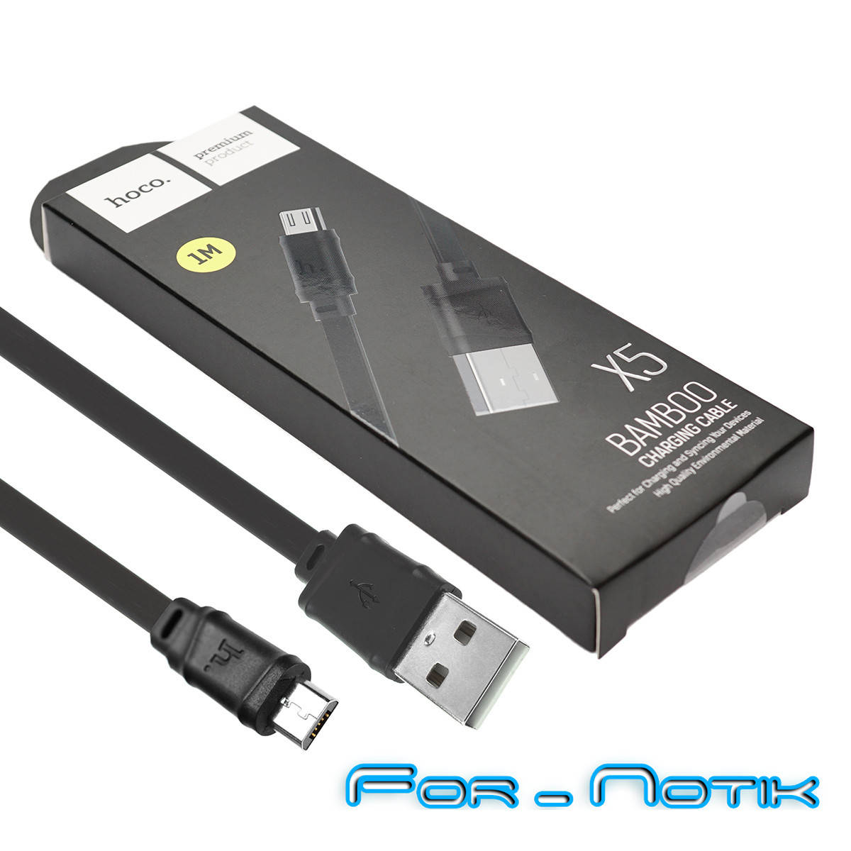 

Кабель HOCO X5 Bamboo для MicroUSB , черный