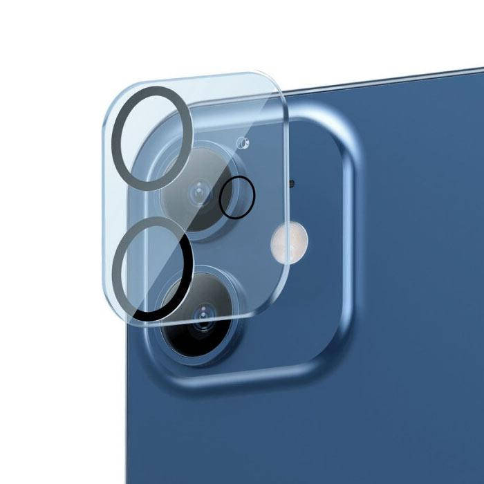 

Защитное стекло Glass для камеры Apple iPhone 11 (полное покрытие), Черный