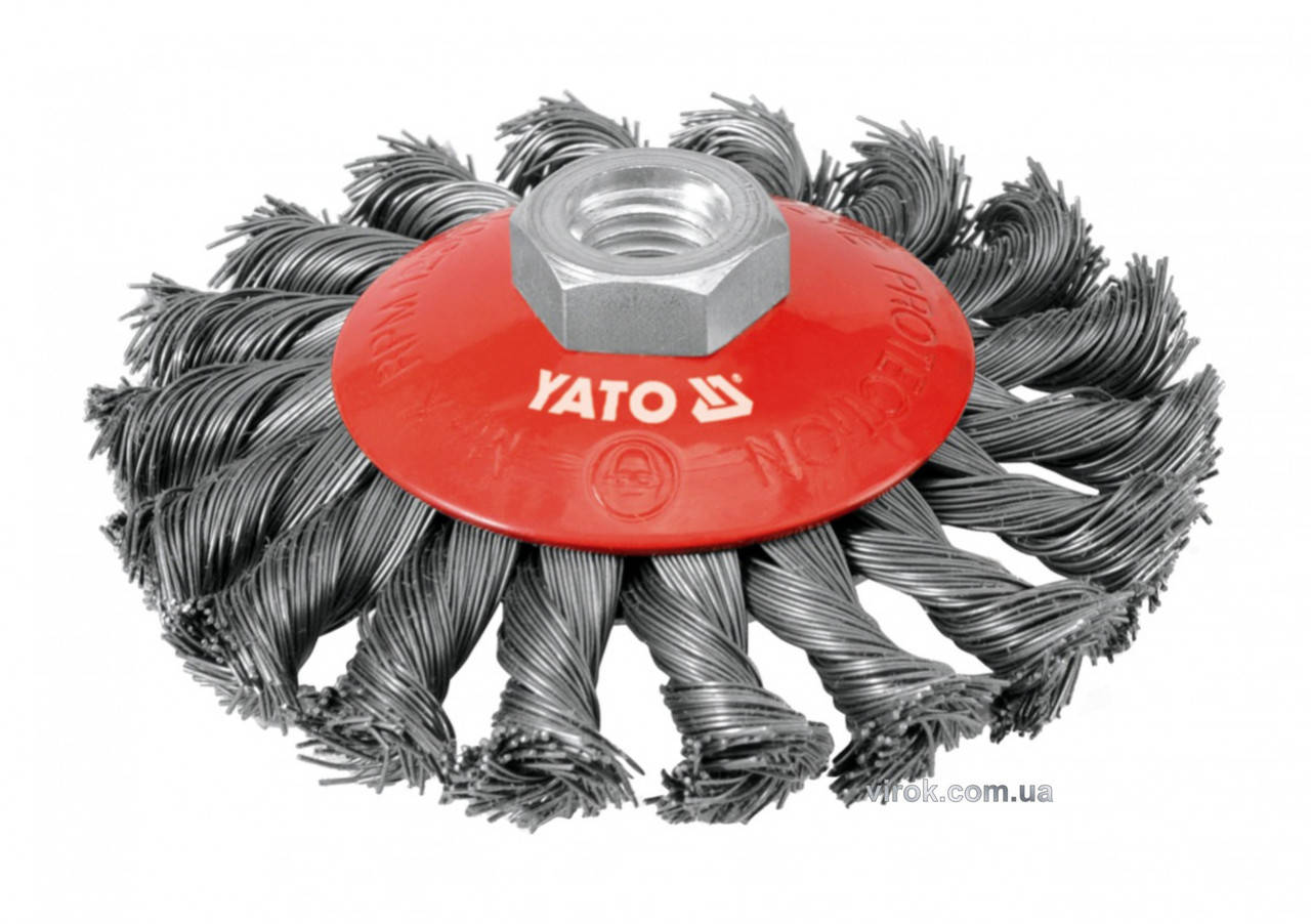 

Щетка-крацовка YATO Ø=100 мм YT-4763