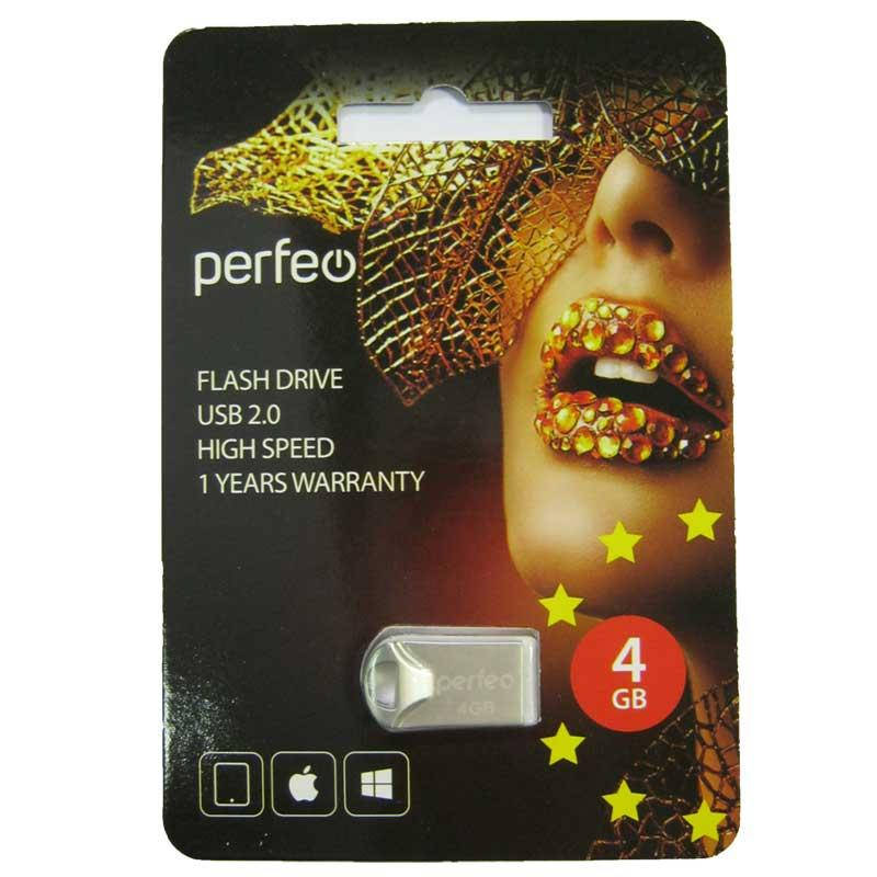 

Флешка 4Gb Perfeo Metal mini