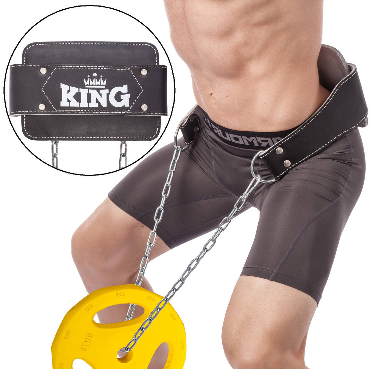 

Пояс для отягощений Dipping Belt Zelart King W0919 размер L Black