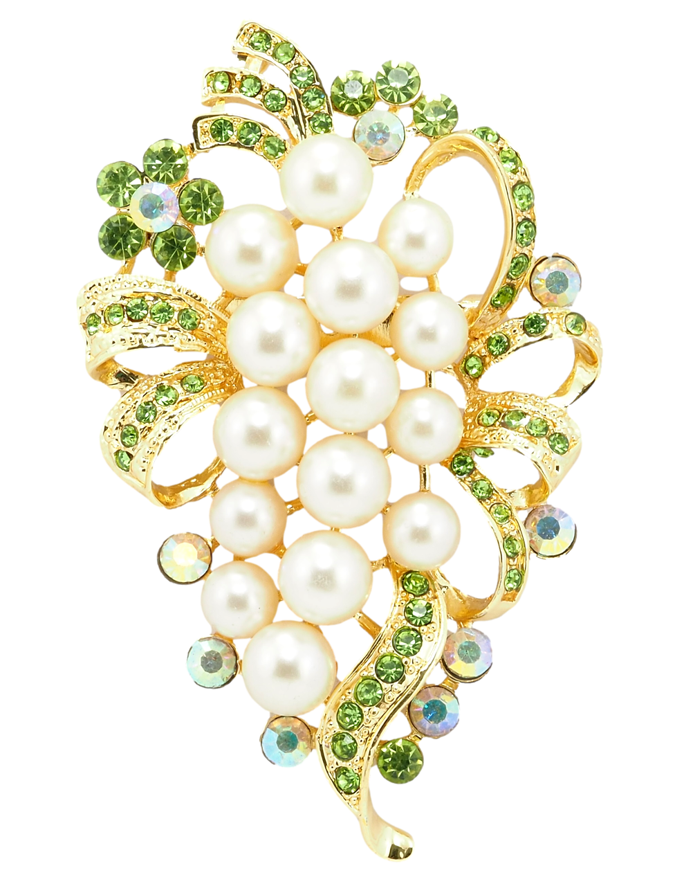 

Брошь "Композиция с жемчугом и стразами" цвет в ассортименте белый, бордо, розовый, голубой