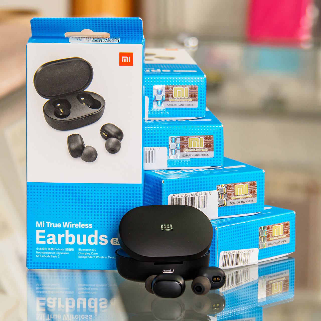 

Гарнитура bluetooth Xiaomi Mi True Wireless Earbuds Basic 2 2020 Оригинал! (Redmi AirDots 2) TWS, Черный