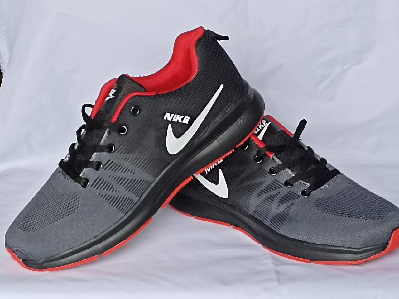 

Мужские кроссовки Nike летние сетка, Серый