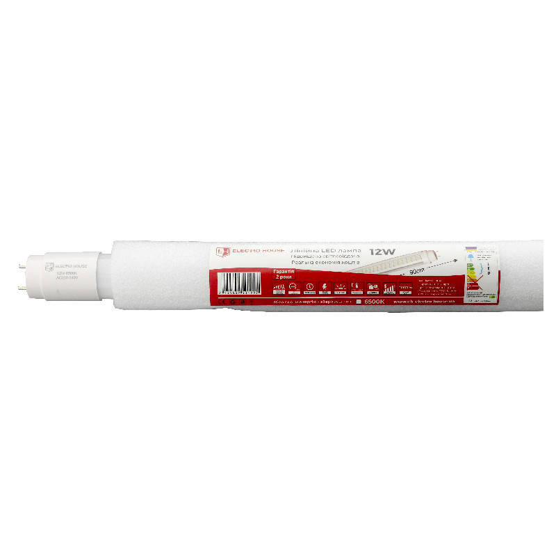 

LED лампа T8 90см 6500К / 12 Вт / 1080 Лм /210°