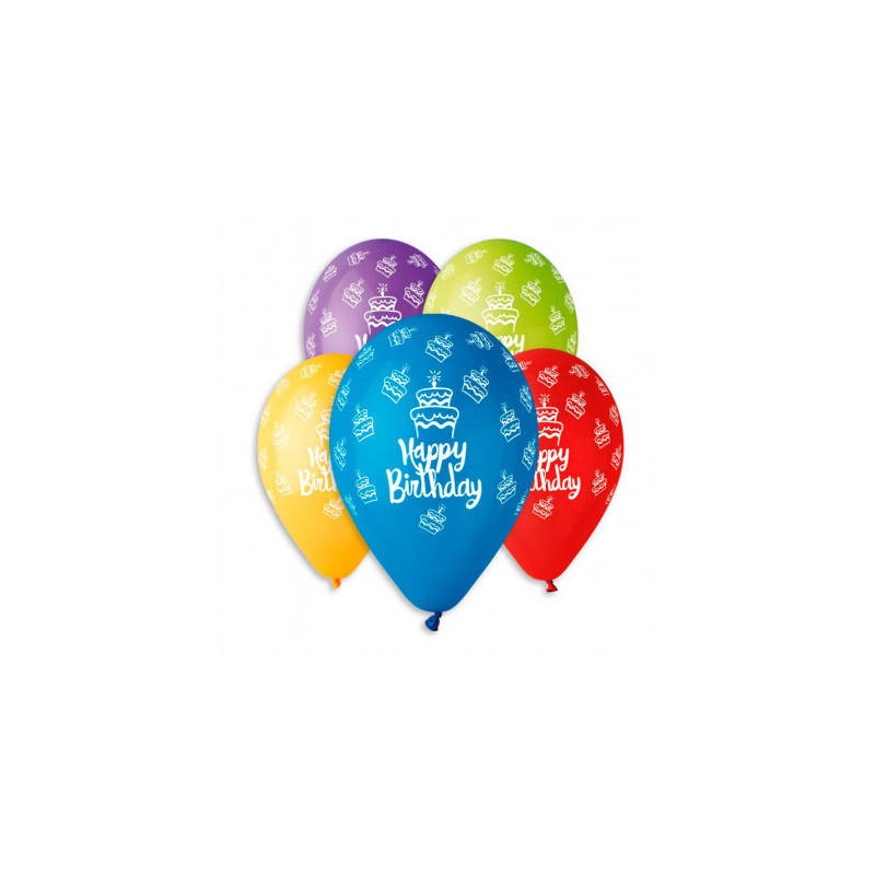 

Воздушные шарики Happy Birthday тортик 1шт Ш-11938