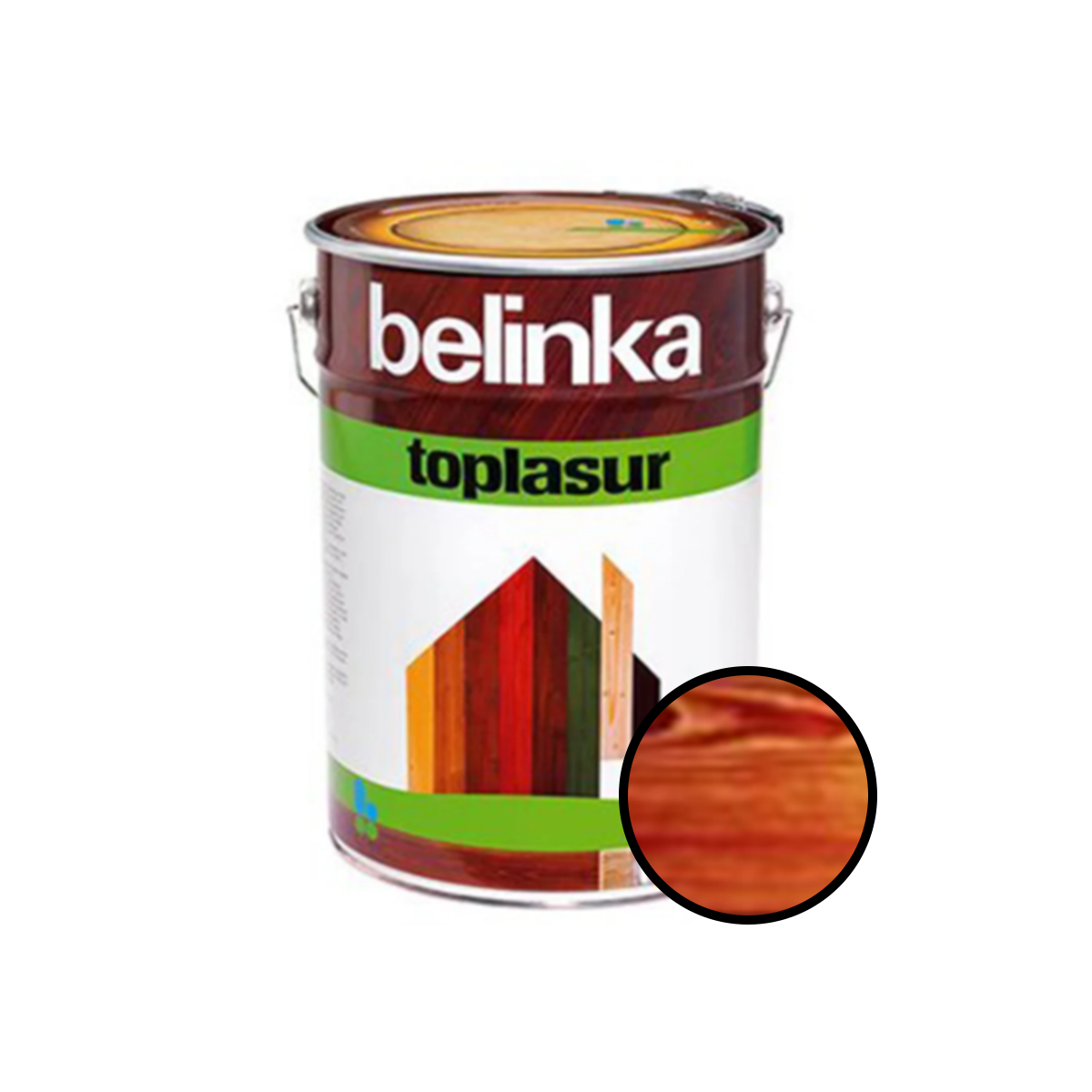 

Лазурь для дерева Belinka Toplasur №17 тик полуглянец 10л