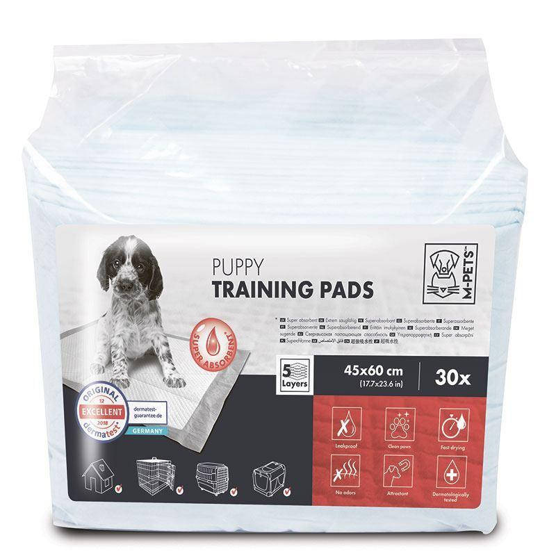 

M-Pets All Day Puppy – Пелёнки суперпоглощающие для приучения щенков к туалету 45х60 см / 30 шт.