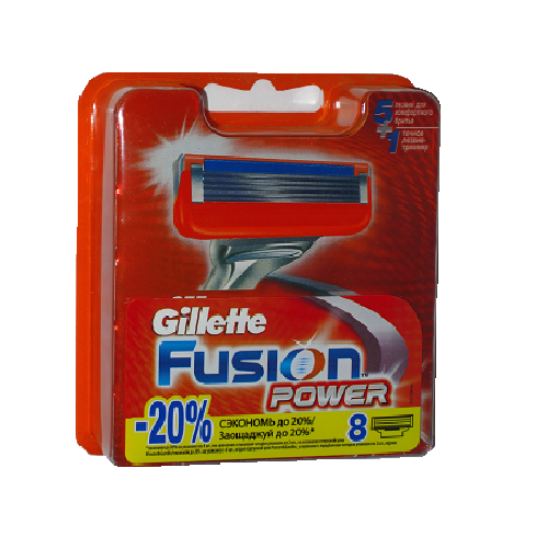 

Сменные кассеты Gillette Fusion Power 8 шт (Германия) G19