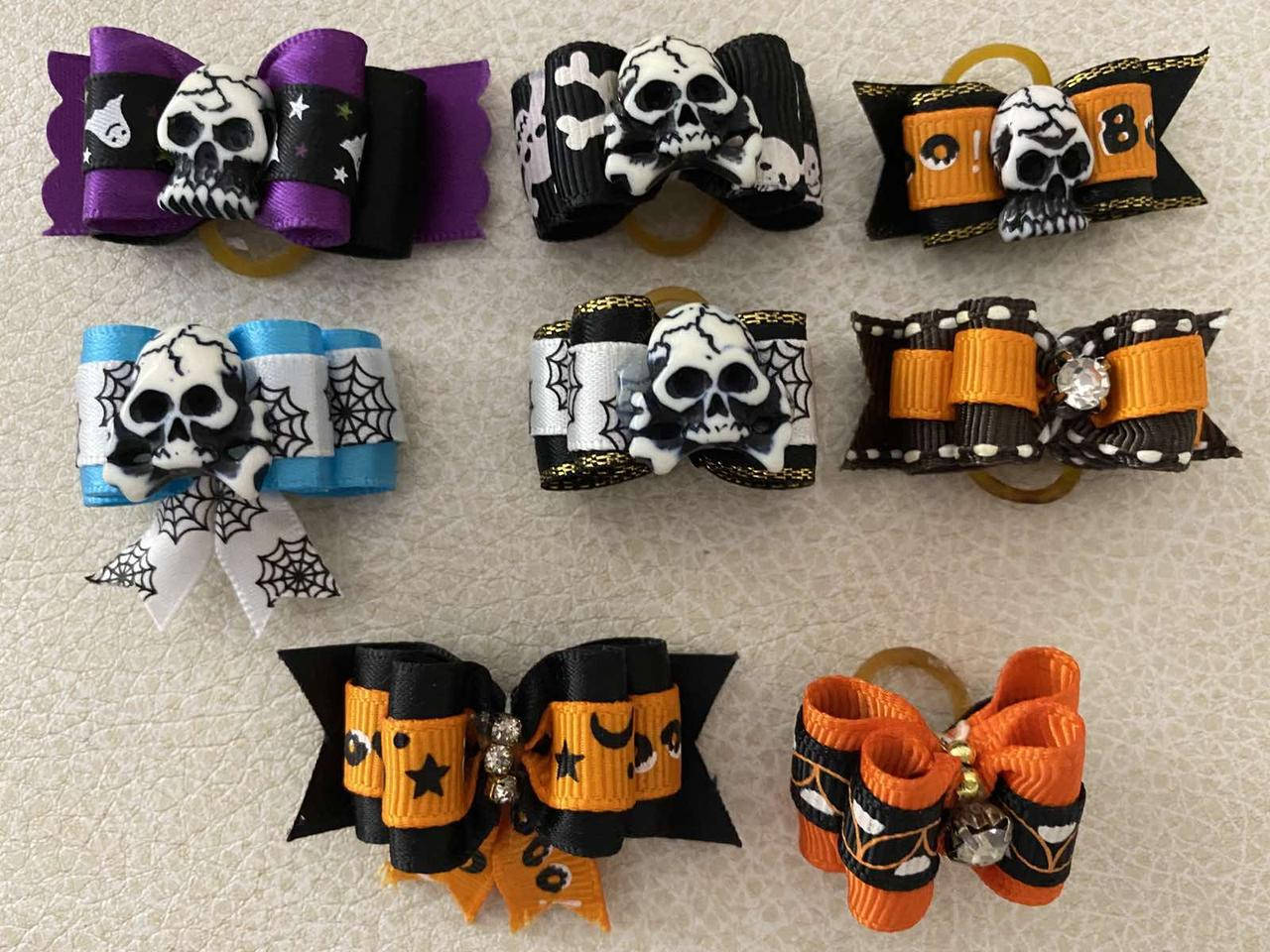 

Бантики резинки Хелоуин