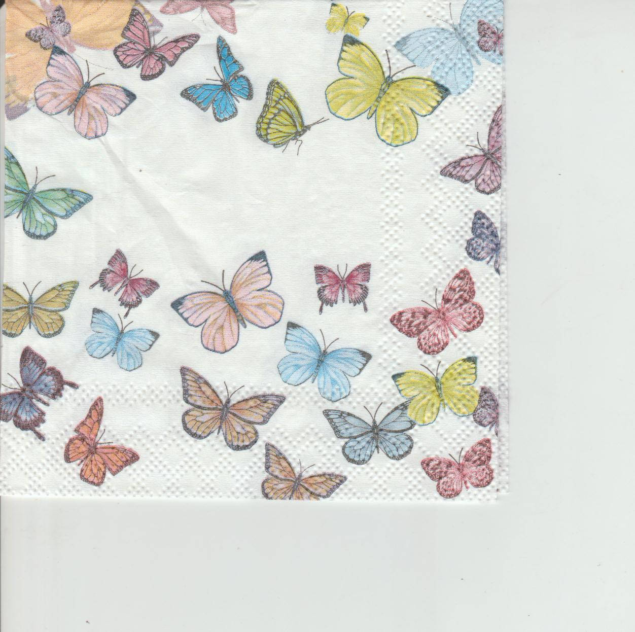 

Салфетки бумажные, Разные цвета