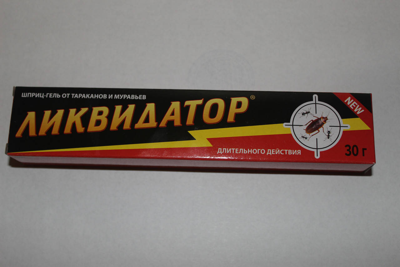 

Гель "Ліквідатор" від тарганів і мурашок