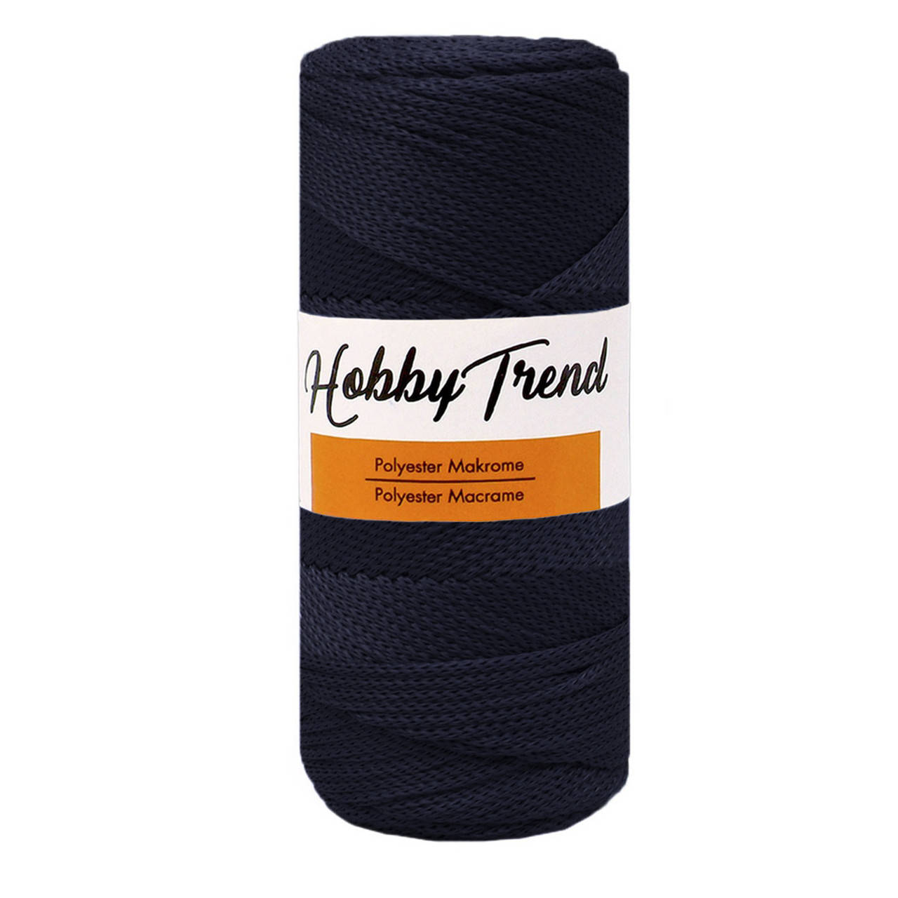 

Шнур поліпропіленовий Макраме Hobby Trend. Темно-синій. 200г, 230м, 2-3 мм