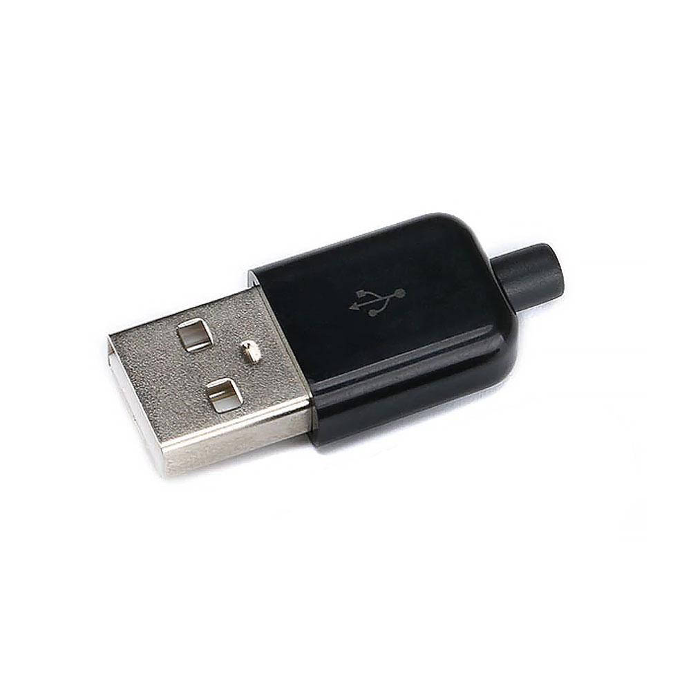 

Разъём USB, штекер AM, корпус бакелит, пайка на кабель БІЛИЙ