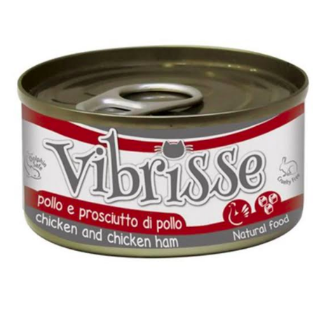 

Vibrisse консервы для кошек 140г (курица и куриная ветчина )