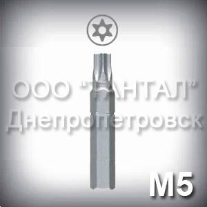 

Бита М5 шлиц Security Torx - насадка для отвёртки к Винтам антивандальным М5