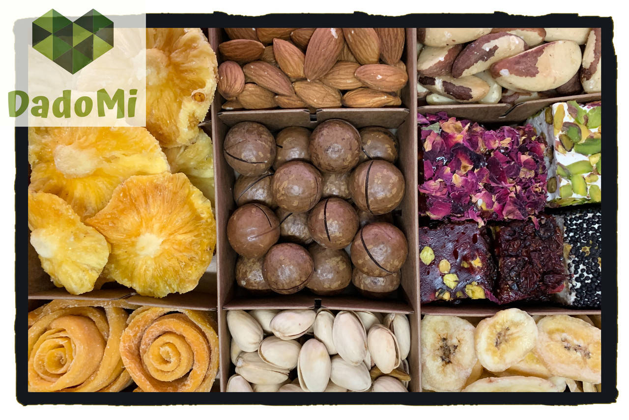 

Подарочный набор #7 орехи, сухофрукты, рахат лукум. Отличный подарок 820г+-