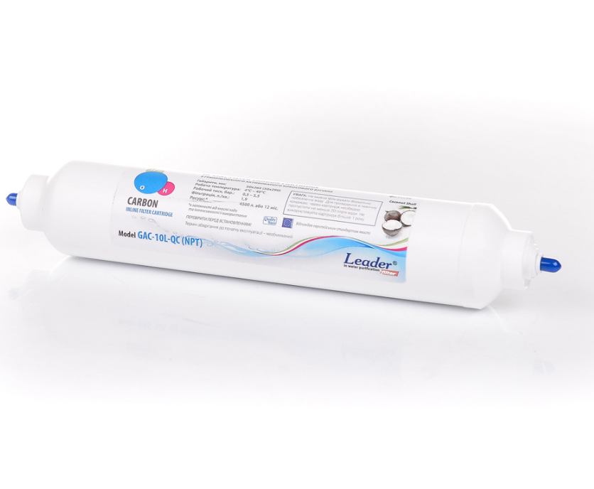 

Постфильтр угольный для фильтра Leader Standart GAC-10L-QC