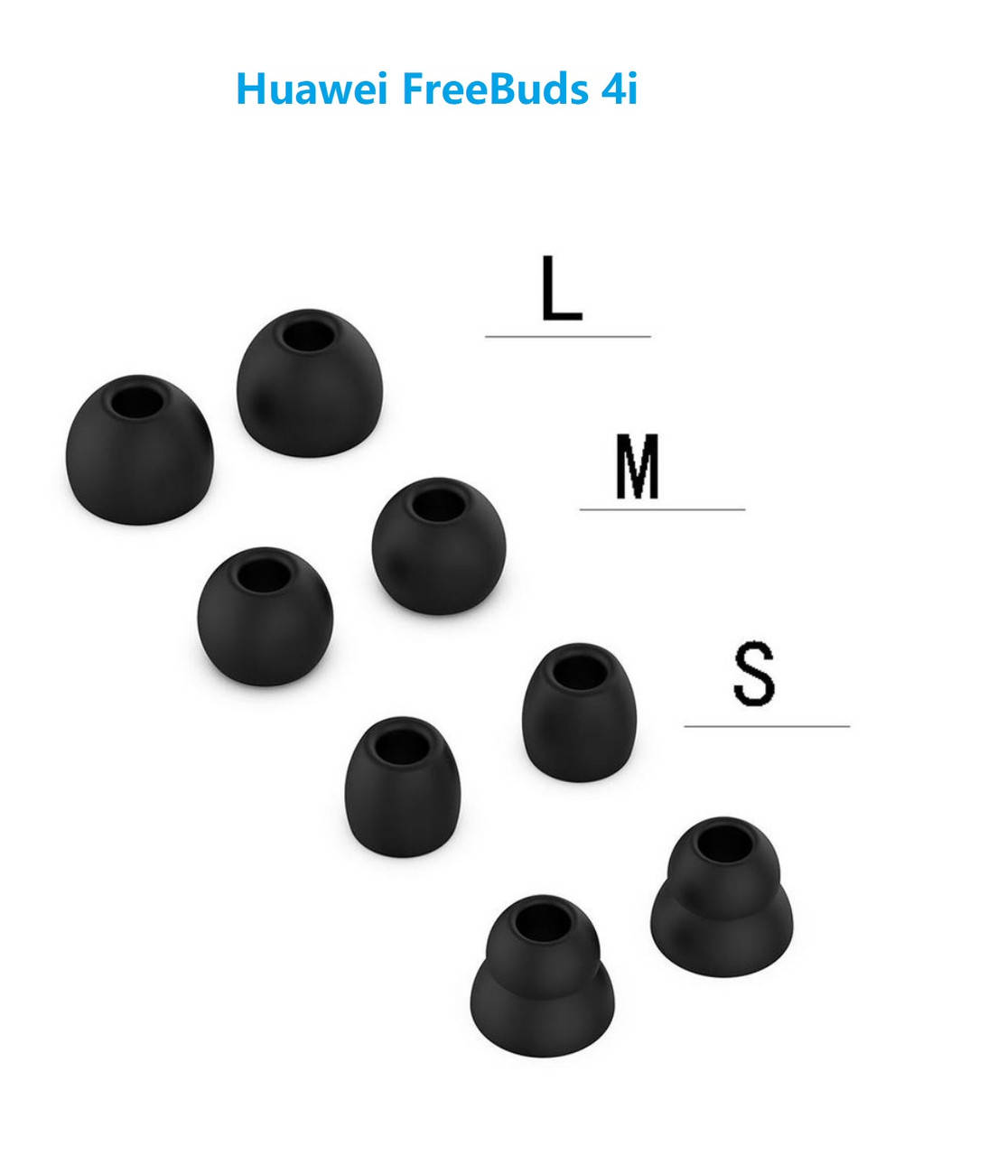 

Силиконовые амбушюры Huawei FreeBuds 4i FreeBuds Lite Комплект 4 пары