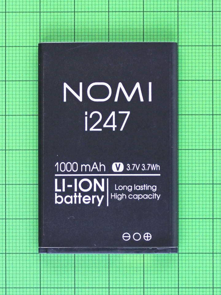

Акумулятор Nomi i247 1000mAh Оригінал