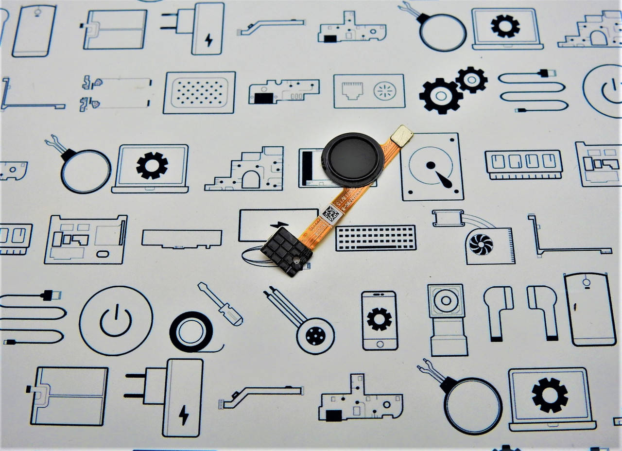 

Сканер отпечатка Meizu M6T m811 черный Сервисный оригинал с разборки