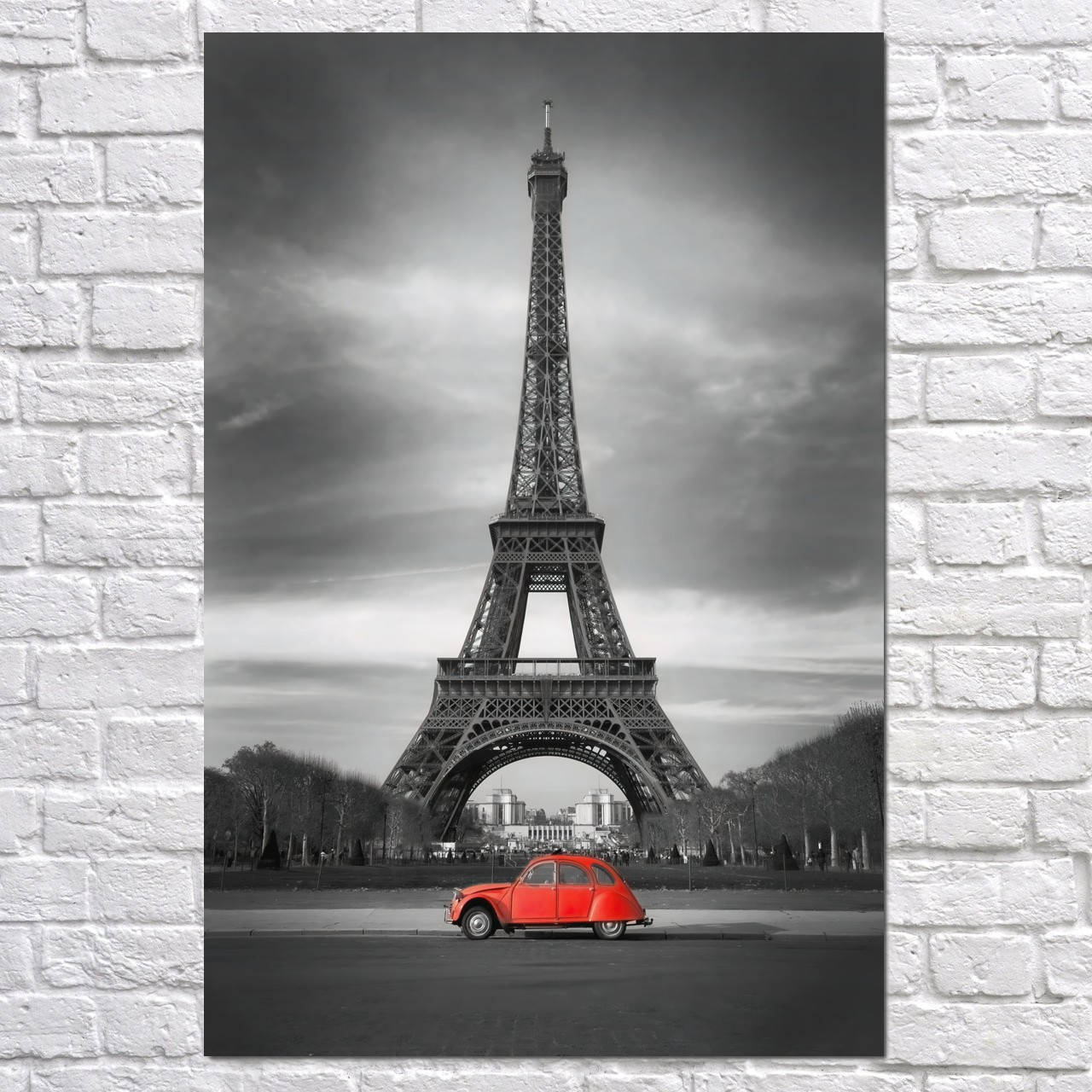 

Плакат "Эйфелева Башня и красный автомобиль, Париж, Paris, France" (артикул 0793)