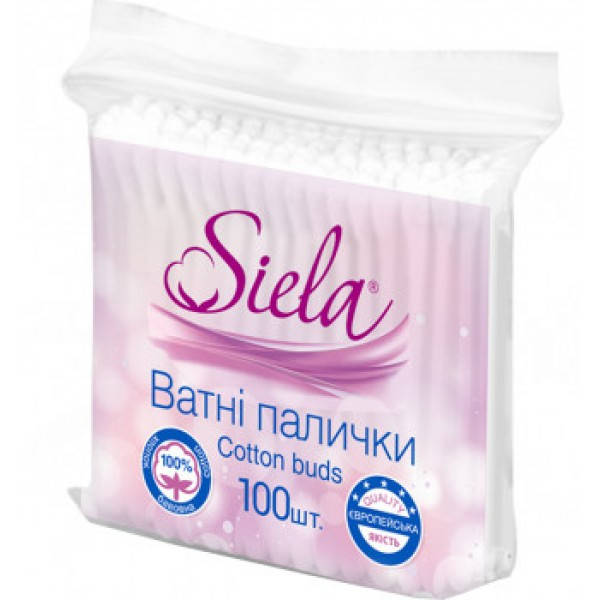 

Ватные палочки Siela, 100 шт