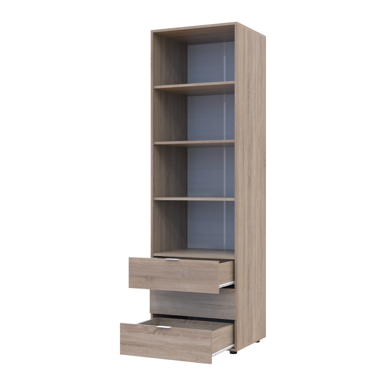 Пенал для одягу Doros Гелар Дуб сонома 3Ш 60х49.5х203.4 (41516131) 3