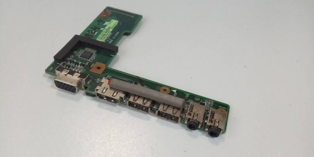 

824-9 Плата модуль USB, AUDIO,HDMI,VGA ASUS X52J P/N:60-NZII01000-B02