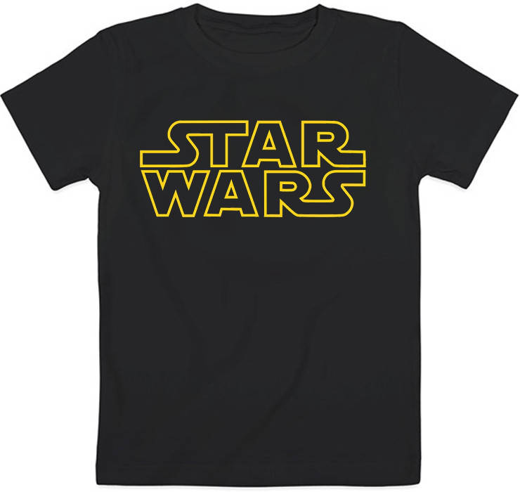 

Черная футболка Star Wars Звездные войны унисекс (мужская, женская, детская)