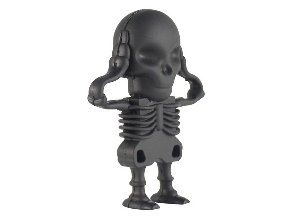 

Флешка Скелет USB Черный