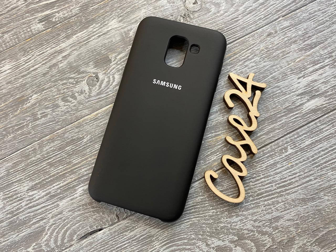 

Чехол Soft touch для Samsung Galaxy J6 J600 2018 (8 цветов) черный
