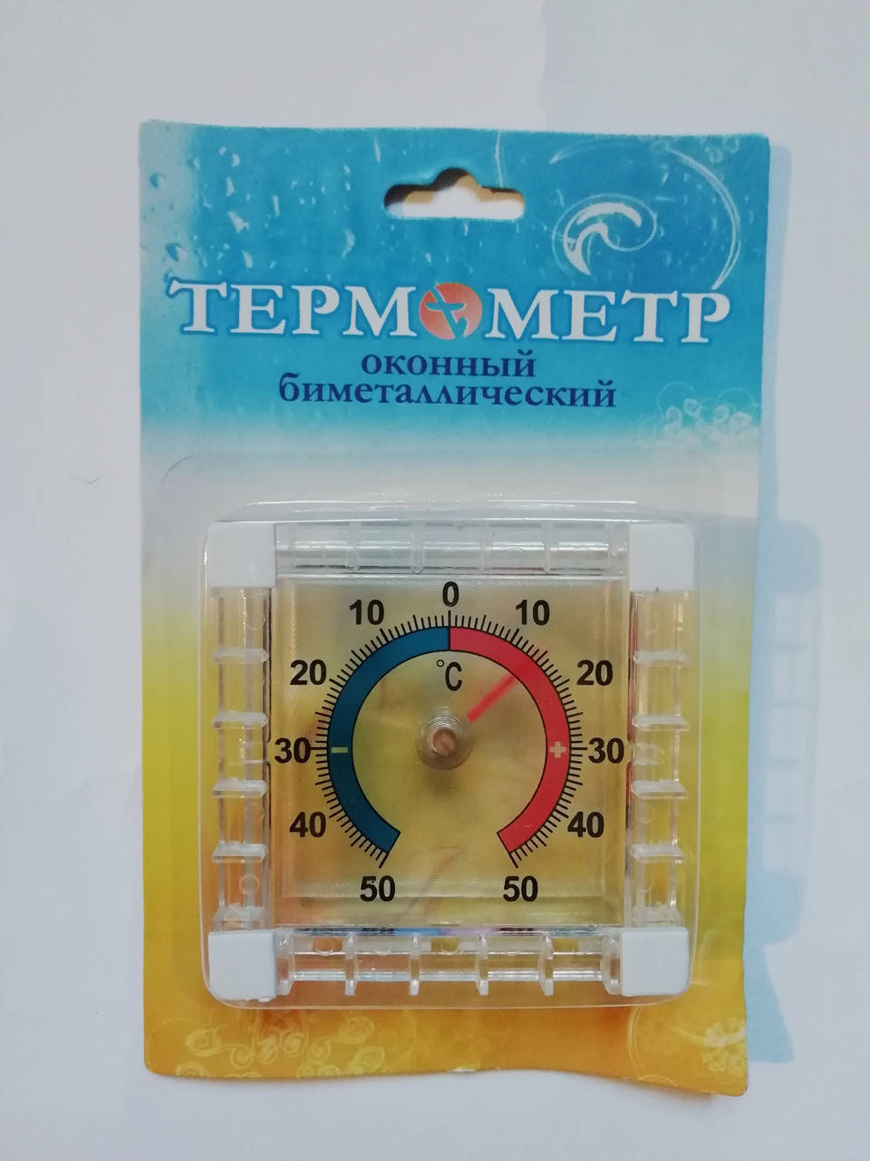 

Термометр оконный квадратный