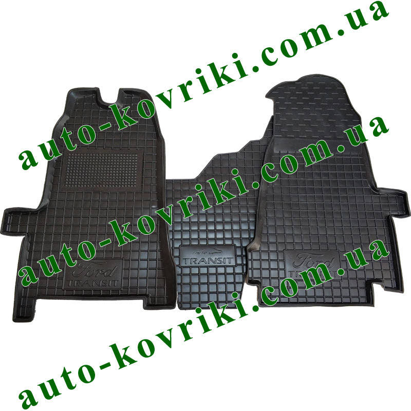 

Резиновые коврики в салон Ford Transit 2006-2013 (Avto-Gumm), Черный