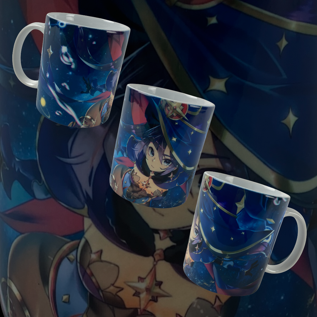 

● Детская чашка - Геншин Импакт / Genshin Impact Мона ●, Синий