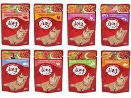 

Корм для котов Мяу 100г пауч (ассортимент)