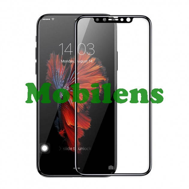 

Apple iPhone X, A1902, A1865, A1901, iPhone XS Защитное стекло черное, Черный