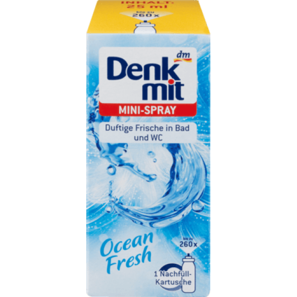 

Denkmit mini-spray Ocean Fresh мини освежитель воздуха запаска Свежесть океана 25 мл