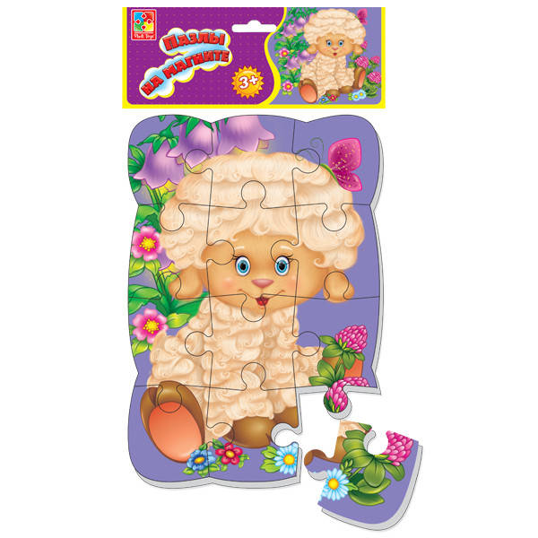

Игра настольная "Пазлы на магните. А5", Vladi Toys