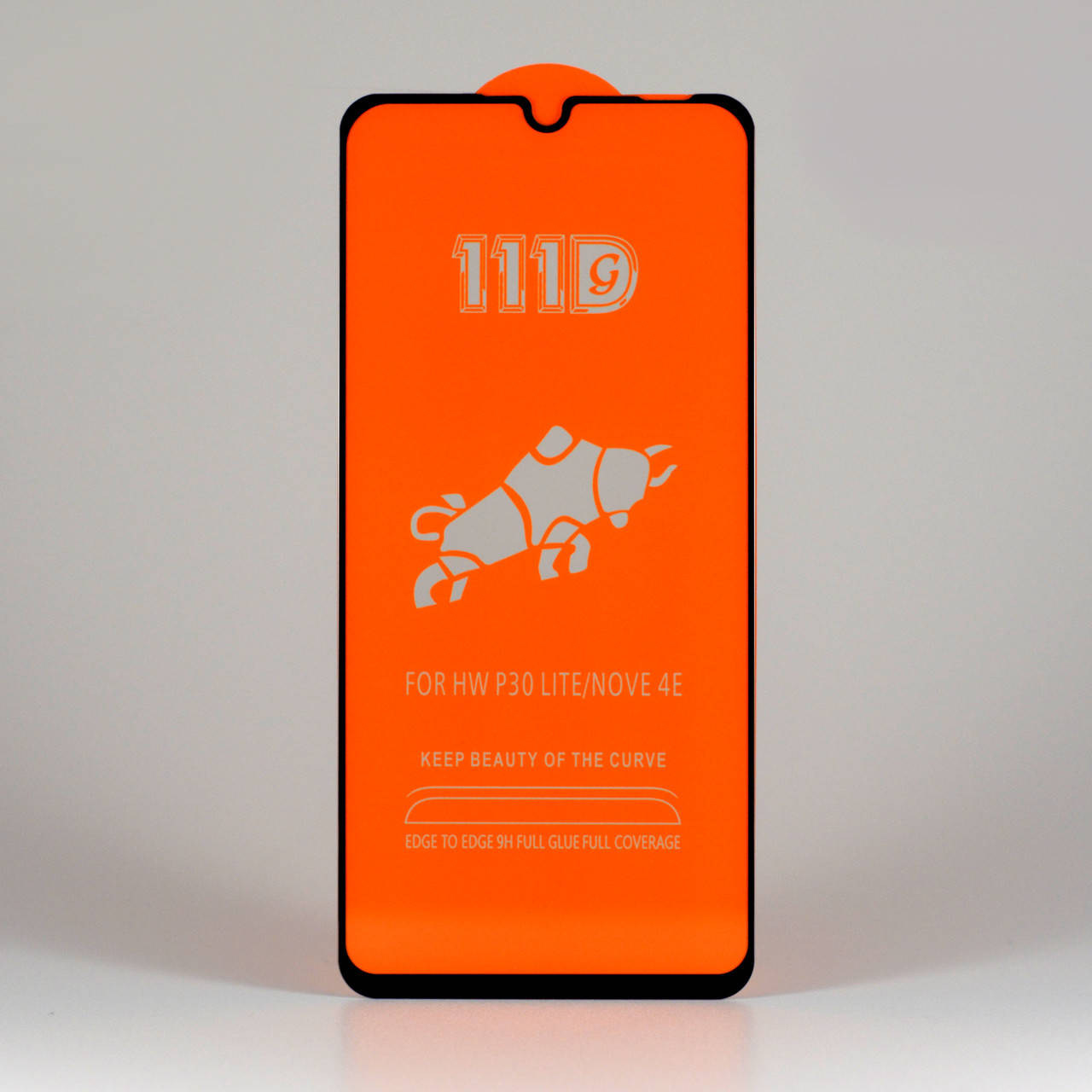 

Защитное премиальное стекло на Huawei P30 lite клеевой слой по всей поверхности, Черный