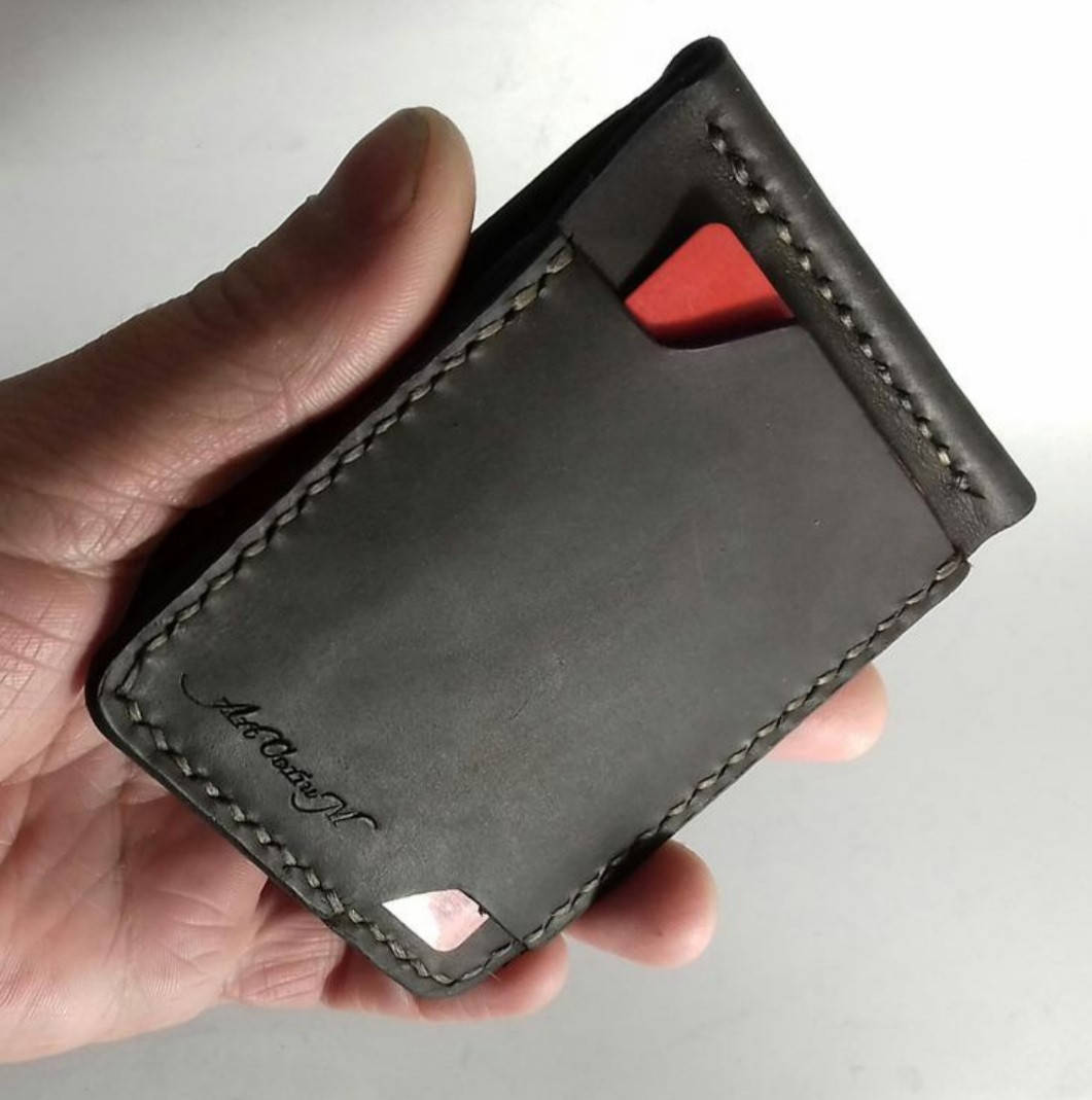 

Гаманець затискач, Коричневый