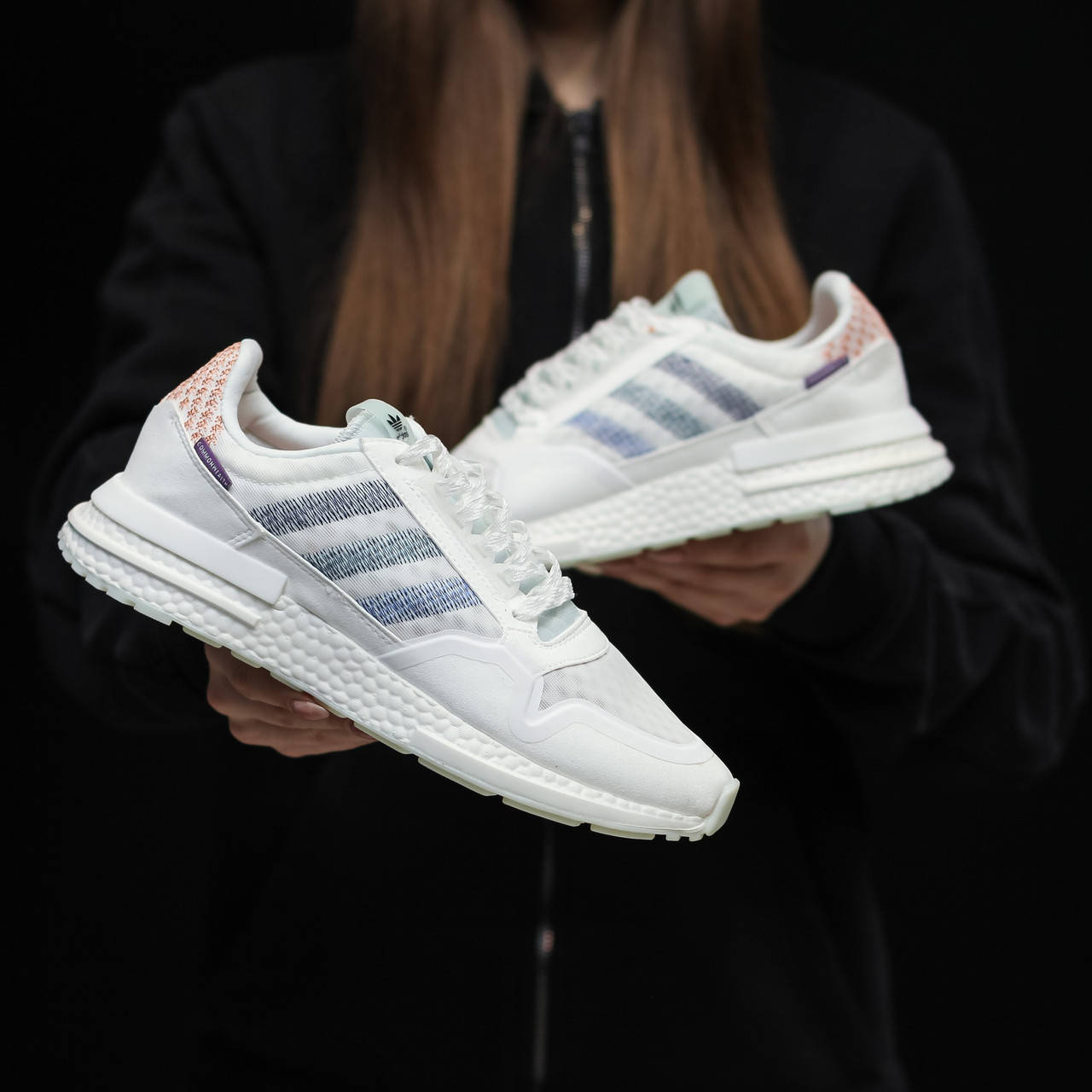 

Стильные кроссовки Adidas ZX 500 RM, White, Белый