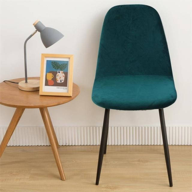 

Чехол на стул бархатный Универсальный эластичный чехол на стул Велюровый чехол на стул со спинкой (изумрудный)