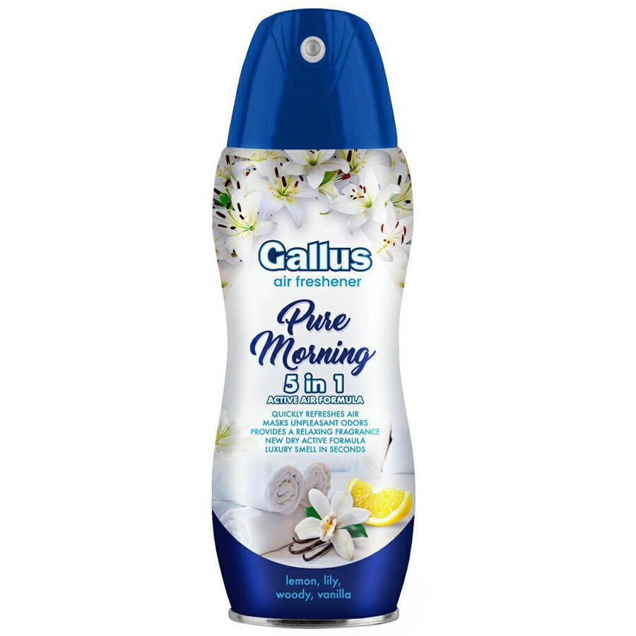 

Освежитель воздуха Gallus 5в1 300 мл Pure Morning